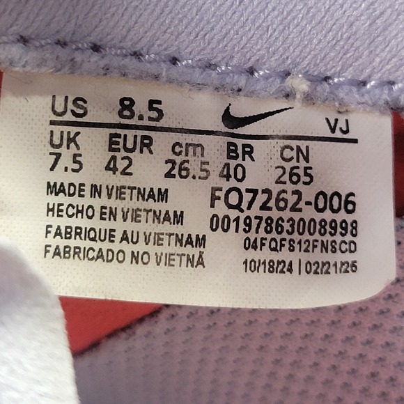 Nike Pegasus Plus Flyknit Tubro Men's 8.5 "Ghost" Red Running Shoes Sneakers - Picture 12 of 14